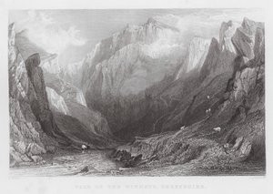 Vale of the Winnets, Derbyshire (kaiverrus) tekijältä Thomas (after) Allom