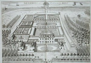 Squerries at Westerham in Kent, teoksesta "Thirty Six Different Views of Noblemen and Gentlemen