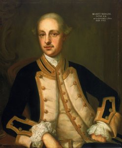 Kapteeni Maurice Suckling (1725-1778) tekijältä Thomas (after) Bardwell