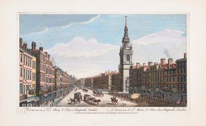 St, Mary le Bow -kirkko, Lontoo tekijältä Thomas (after) Bowles