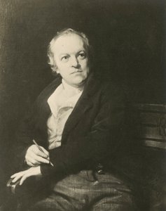 William Blake, englantilainen runoilija ja taiteilija (litho) tekijältä Thomas (after) Phillips