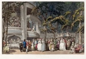 Vauxhall Gardens, Lontoo 1700-luvulla