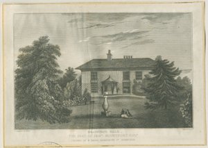 Checkley - Beauhurst Hall: kaiverrus, nd [c 1820-1830] (painettu) tekijältä Thomas (after) Underwood