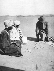 Kartoitus hiekassa, Halfa - Shellal, Egypti, 1926 1927