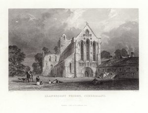 Lanercost Priory Cumberlandissa tekijältä Thomas Allom