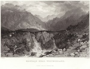 Mardale Head Westmorlandissa tekijältä Thomas Allom