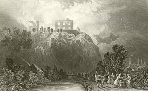 Nottinghamin linna tekijältä Thomas Allom