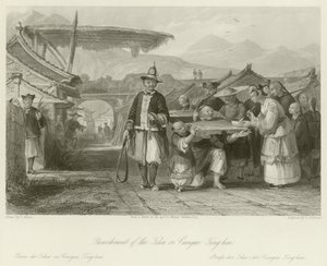 Tchan tai Canguen rankaiseminen tekijältä Thomas Allom