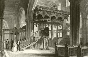Seftonin kirkko, Lancashire tekijältä Thomas Allom
