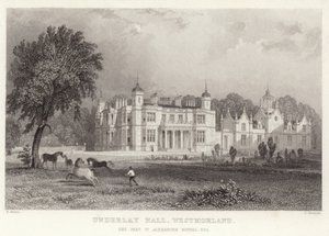 Underlay Hall Westmorelandissa tekijältä Thomas Allom