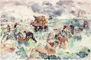 Carting Cabbage (bc ja wc paperilla) tekijältä Thomas Barclay Hennell