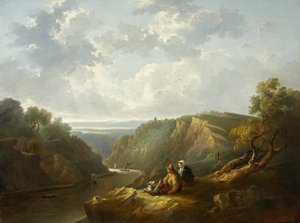 Avon Gorge (öljy kankaalle) tekijältä Thomas Barker
