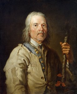 Mies pitelee sauvaa, n. 1800 (öljy kankaalle)