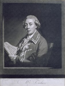 Muotokuva Giusto Ferdinando Tenduccista (n. 1735-1790), italialainen kastrato, kaiverrus William Dickinson (1746-1823), 1782