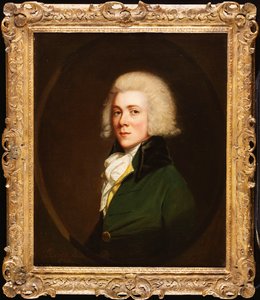 Reginald Peachin muotokuva, puolipitkä, vihreässä takissa ja valkoisessa takissa, 1788