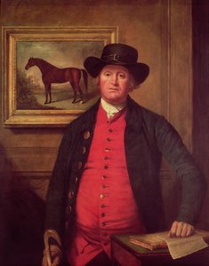 Richard Tattersall (1724-95), taustalla 