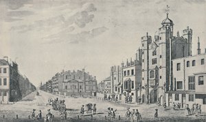 St. James Palacen ulkopuolella, Pall Mall, 1740-1760, 1920 tekijältä Thomas Bowles