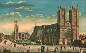 Westminster Abbey ja St Margarets Church, n. 1793.