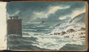 Maisema- ja kuvatutkimusalbumi: Storm at Sea tekijältä Thomas Bradshaw
