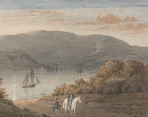 Port Louis La Petite Montagnesta (Twilight), jossa ratsastaja ja hahmot etualalla