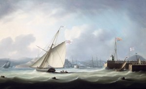 Yrjö IV:n saapuminen Leithin satamaan, 1822