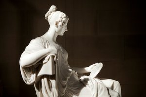 Prinsessa Pauline Borghesen veistos (marmori) tekijältä Thomas Campbell