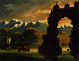 Maisema, 1800-luvun puoliväli.