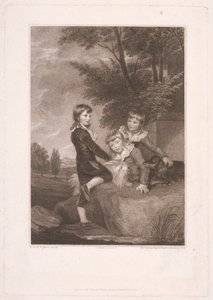 Thomas Philip kolmas Lord Grantham, myöhemmin Earl De Grey veljiensä Frederick Johnin ja Philipin kanssa