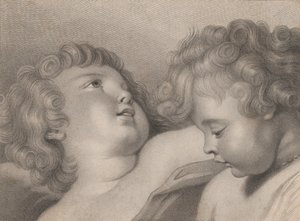 Kaksi kerubien päätä, 1800.