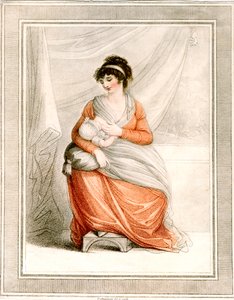 "Nainen imettävä", c1780-1820