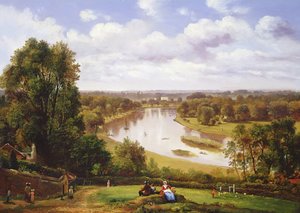 Näkymä Thames-joelle Richmond Hilliltä