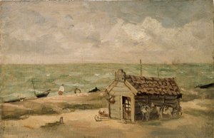 Kalastajan mökki meren rannalla, 1800-luvun alku