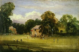 Village Fair, East Bergholt (öljy paneelissa)