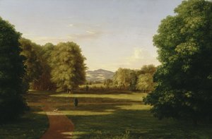 Van Rensselaerin kartanon puutarhat tekijältä Thomas Cole