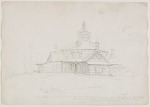 Hornby Lodge, 1839 tekijältä Thomas Cole