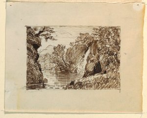 Kuvitteellinen maisema tekijältä Thomas Cole