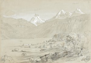 Maisema ja Jungfrau tekijältä Thomas Cole