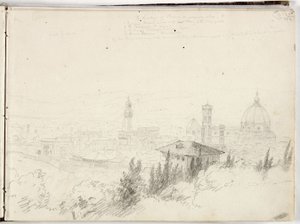 Firenzen panoraama tekijältä Thomas Cole