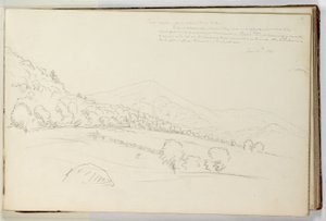 Schroon-vuori lähellä Schroon-järven päätä tekijältä Thomas Cole