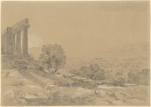 Junon temppeli, Agrigento tekijältä Thomas Cole