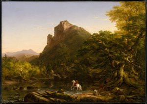 Vuoriston kahlaamo tekijältä Thomas Cole