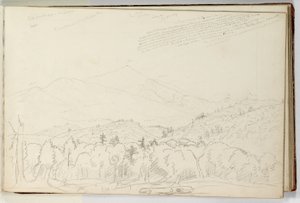 Näkymä Schroon-vuorelle pohjoiseen 28. kesäkuuta tekijältä Thomas Cole