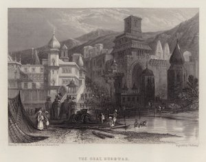 Ghat, Hurdwar (väri litho)