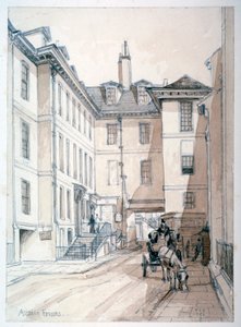 Austin Friars Street, Lontoon kaupunki, 1851. tekijältä Thomas Colman Dibdin