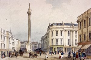 Monumentti, Lontoo, vuonna 1855 tekijältä Thomas Colman Dibdin