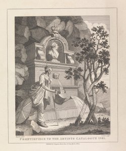 Frontispício do Catálogo do Artista, 1761 finlandês tekijältä Thomas Cook