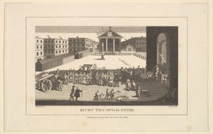 Richs Glory eli Hänen voittoisa pääsy Covent Gardeniin, joulukuuta 1732, 1. marraskuuta 1809. tekijältä Thomas Cook