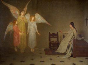 Herääminen, n. 1898 (öljy kankaalle)