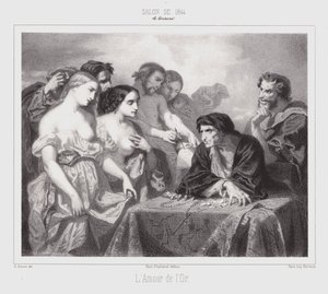 Kullan rakkaus (kaiverrus) tekijältä Thomas Couture