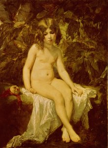 Little Bather, 1849 tekijältä Thomas Couture